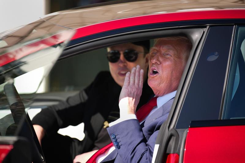 Tesla Stock Up As Sales Fall And Musk Plans To Cut Time On DOGE