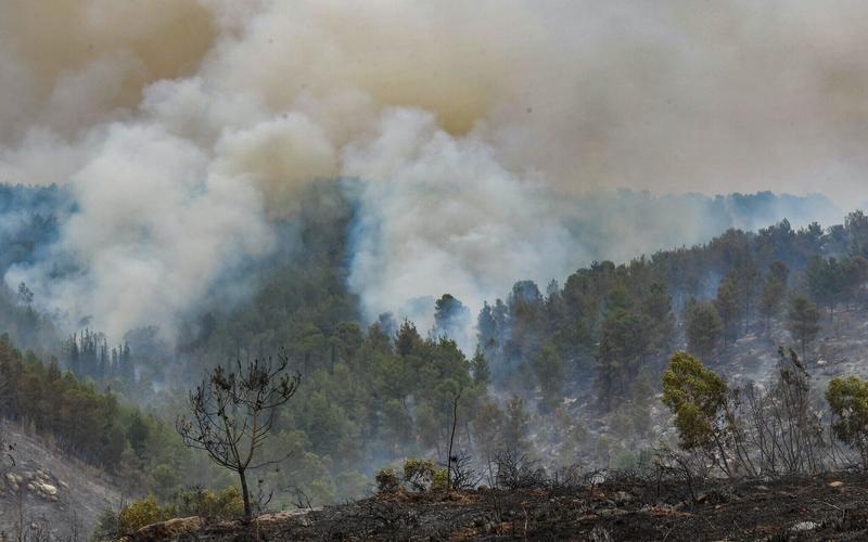 Firefighters battle Beit Shemesh area blazes into night, but evacuees allowed to return
