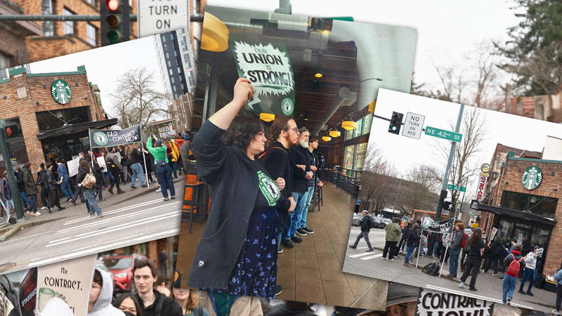 After 3 years without a contract, Starbucks workers are turning to civil disobedience