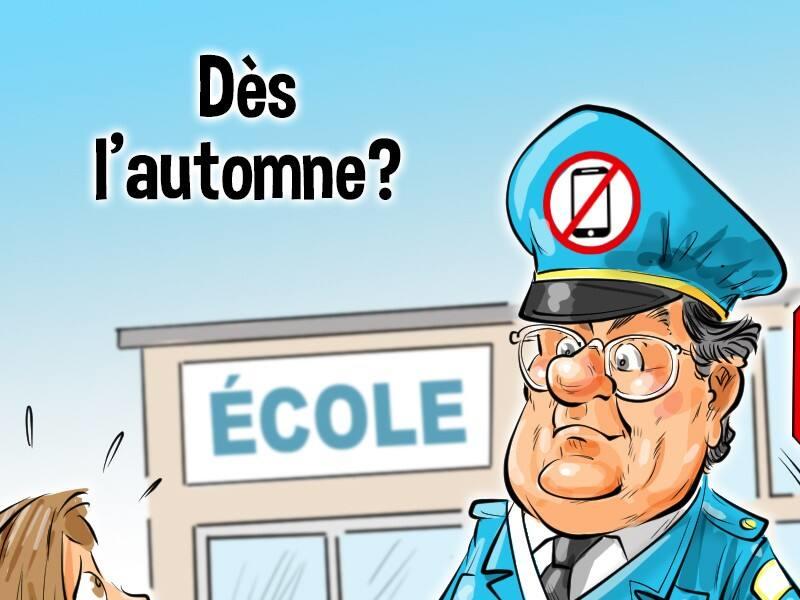 Cellulaires interdits à l'école