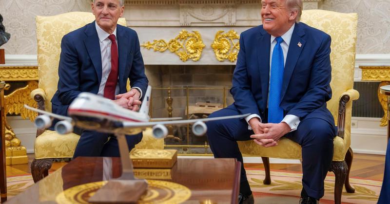 Jonas og Jens møtte smørblid Donald