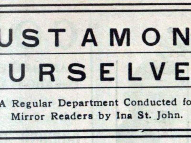 Reflections: 'When things go wrong, just write to Ina St. John'