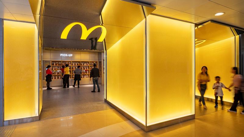 Asia’s busiest restaurant is this McDonald’s in a Hong Kong subway station. It just got a vibey redesign