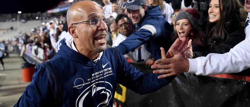 Penn State Head Coach James Franklin Spotted On Video Arguing With Fan