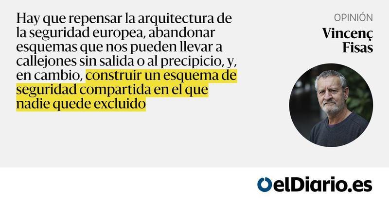 Una propuesta alternativa para la seguridad en Europa