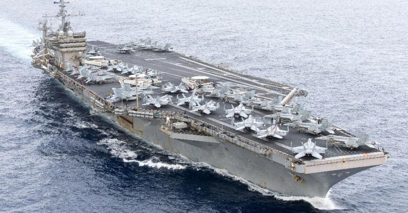US warplane falls off aircraft carrier into Red Sea