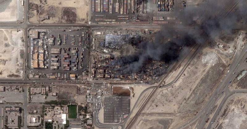 Iran says fire contained after deadly blast at key port