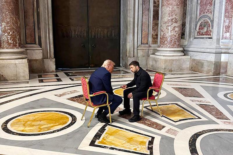 Trump’s Talks With Zelenskiy Went Well After He Ditched JD Vance