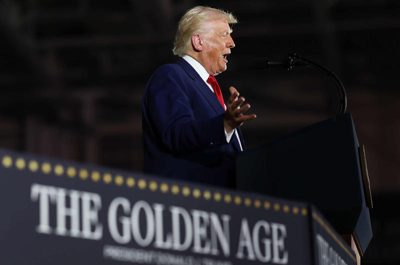 Trump Blames Biden After Report Shows Economy Shrank in First 3 Months of 2025