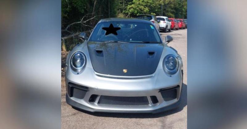 Driver stopped by police for failing to display front number plate
