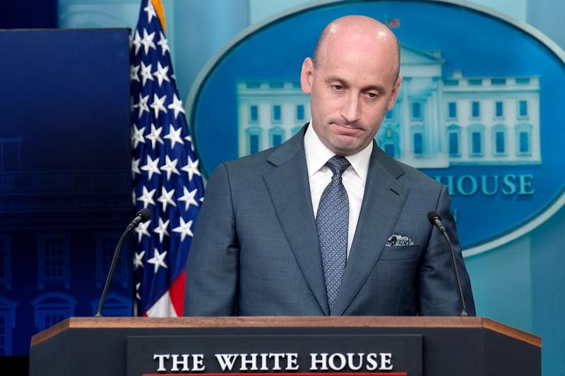 Stephen Miller Crashes Out Defending Trump’s Weird Dolls Comment
