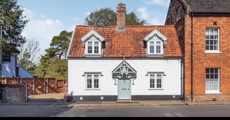 'Charming' cottage opposite Wymondham Abbey for sale