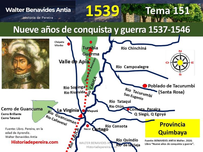 Nueve años de conquista y guerra. 1537-1546. Tema 151
