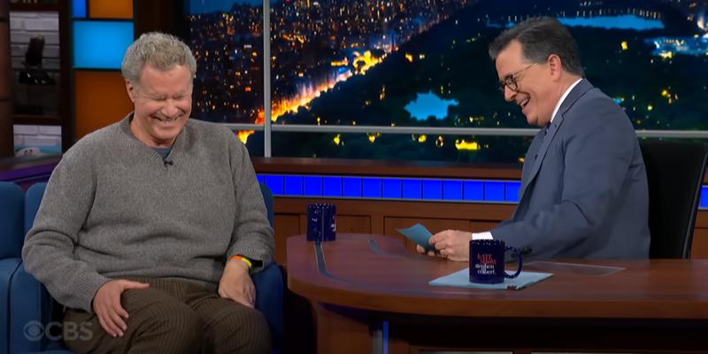 Will Ferrell answers rapid fire questions from Stephen Colbert, and it's delightfully weird
