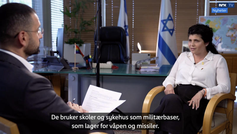 NRK-intervju med israelsk minister ble en merkverdig seanse