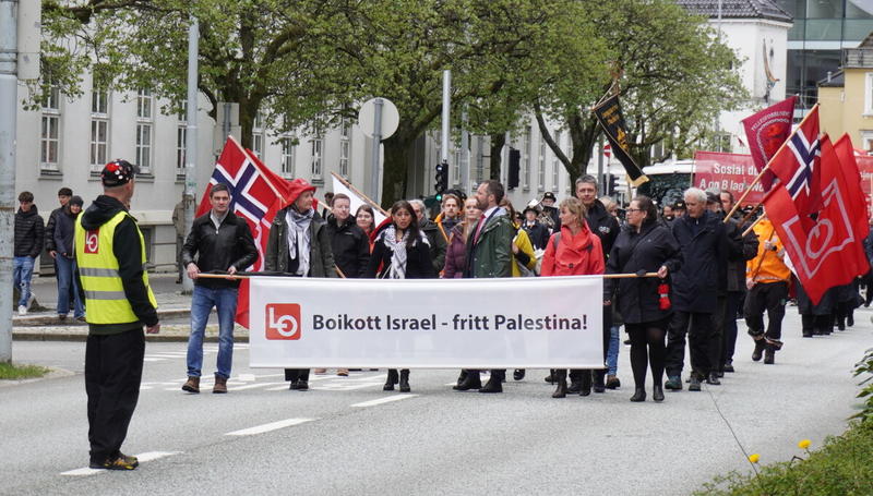 1. mai er ikke en dag for politiske markeringer mot Israel
