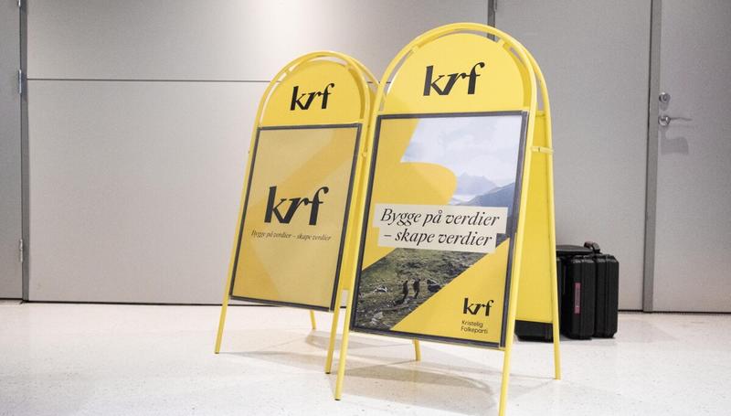 Ny KrF-logo har et aggressivt uttrykk