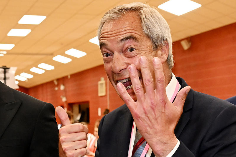 Who can knockout Mr Farage?