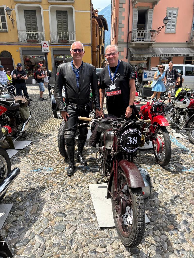 Dall’Australia al Circuito del Lario per inseguire una sola passione: le Moto Guzzi