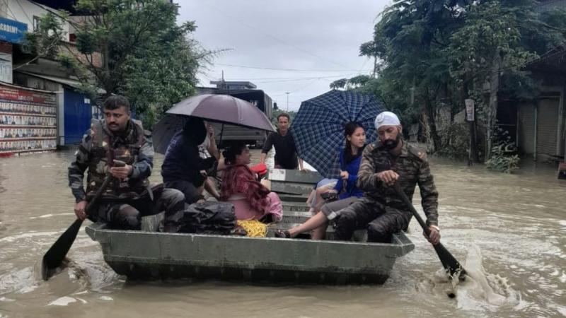 Heavy rains hit Northeast India, floods in Manipur damage 3,000 houses