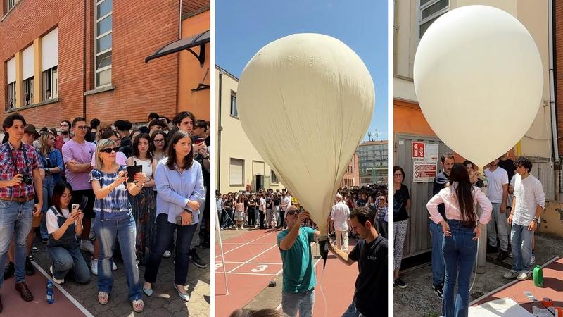 La sonda stratosferica lanciata dal liceo a caccia di muoni