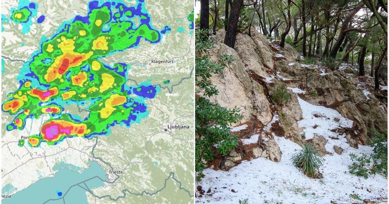 Upozorenje za snažno nevrijeme uz tuču i jak vjetar: DHMZ objavio koji dijelovi Hrvatske su na udaru