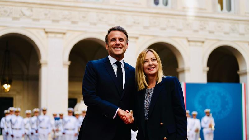 Sostegno a Kiev e industria: i dossier di Roma e Parigi nell’incontro Meloni-Macron