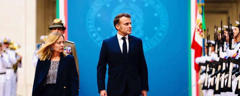 Meloni-Macron, tre ore d’incontro a Palazzo Chigi