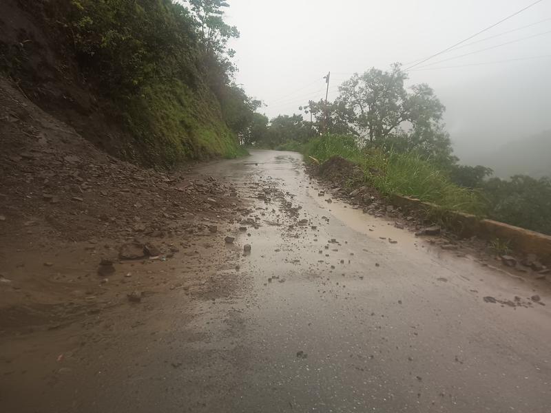 Obstruido paso al sector Tierra Negra de Boconó