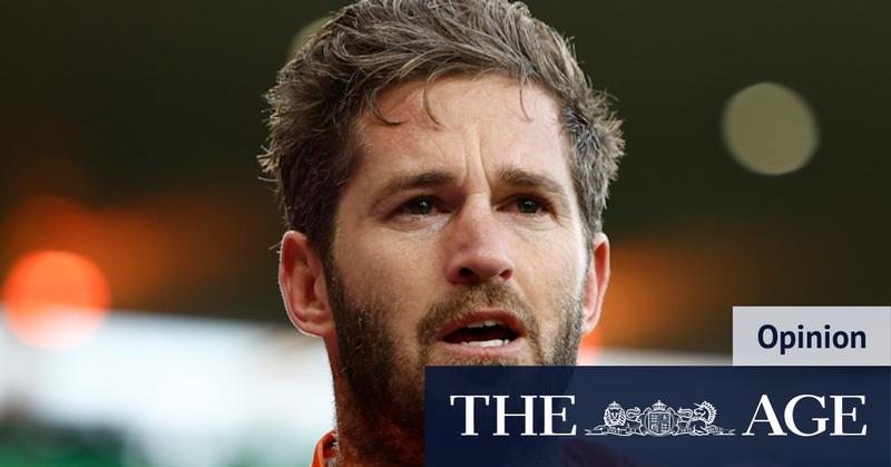 The footy kiss that said everything about an AFL warrior