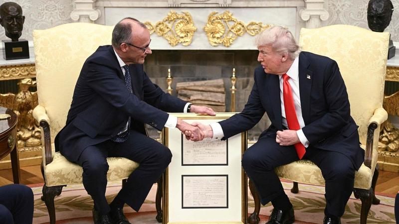Merz trifft ein – Trump nimmt Kanzler persönlich in Empfang