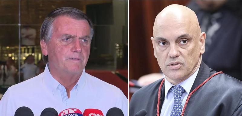 Alexandre de Moraes vai testar o nível da valentia de Bolsonaro