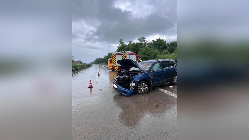 Auto überschlägt sich auf der A 38 im Eichsfeld