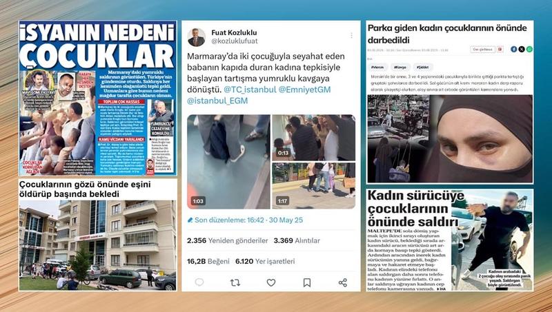 ‘Çocuklarının gözü önünde’ klişesi