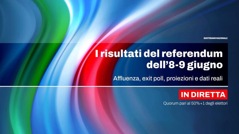 Referendum, i risultati live. Primi dati sull'affluenza: intorno al 28%