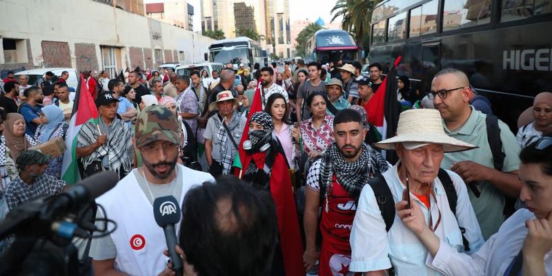 Aktivisten wollen von Tunesien nach Rafah