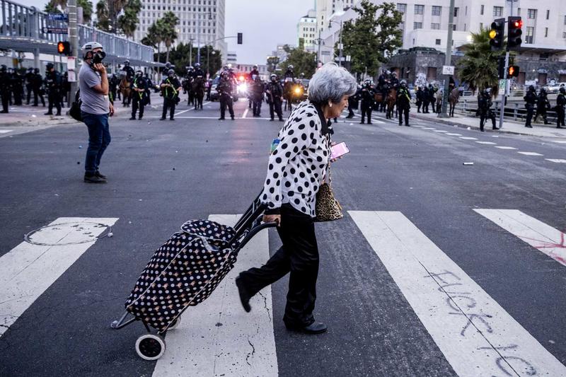 I didn’t find ‘riots and looters’ at the L.A. protests, but I did stumble upon a quinceañera