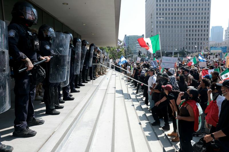 Trump orders Marines to Los Angeles as protests escalate over immigration raids, demonstrating the president’s power to deploy troops on US soil