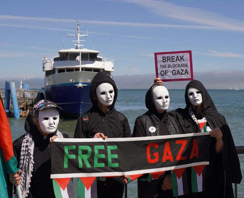 Freedom Flotilla: Bewegung von Gaza bis zum Hafen