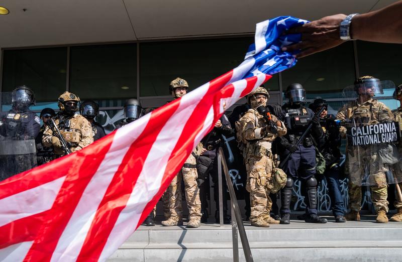Pentagon Says Trump’s Armed Anti-Protest Crackdown in LA Will Cost $134 Million