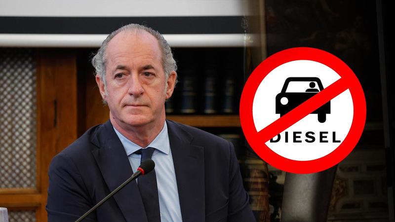 Stop ai diesel euro 5 in Veneto, la crociata di Zaia per scongiurarlo