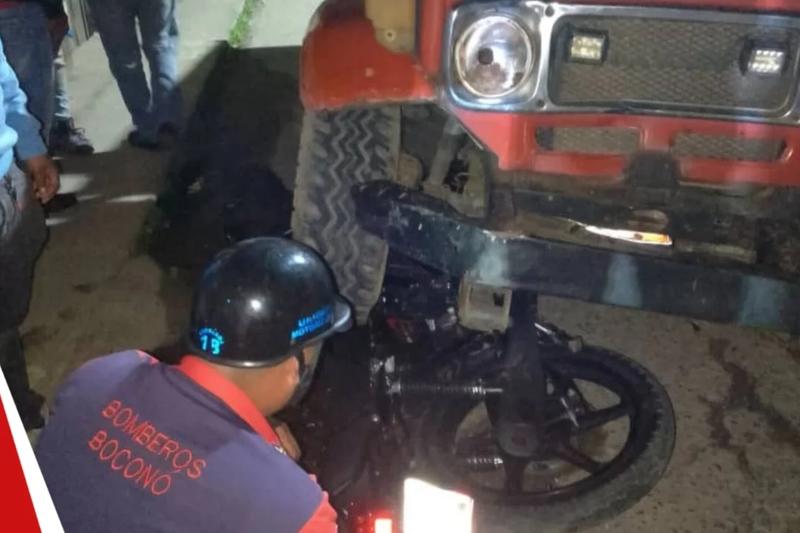 Boconó | Accidente vial deja un herido en El Rincón Viejo