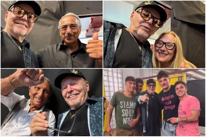 Vip scatenati al concerto di Vasco al Dall’Ara: da Olly a Francesca Sofia Novello