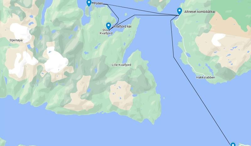 Hurtigbåten i Rognsund