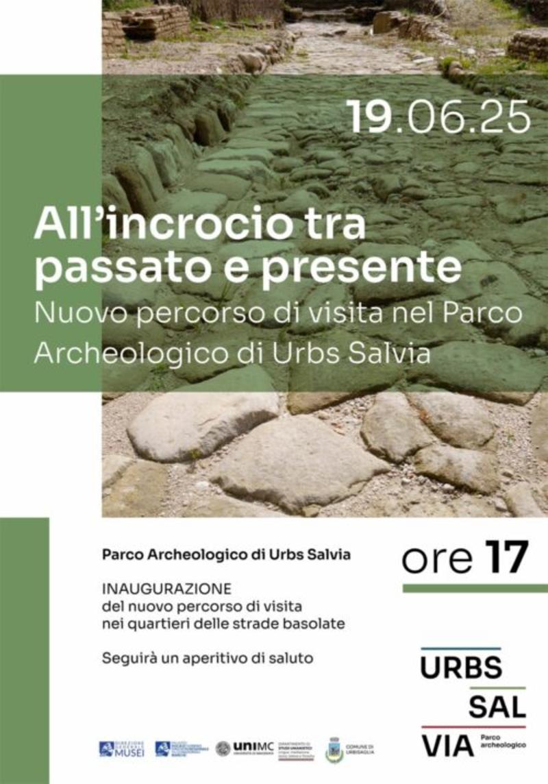 Parco archeologico di Urbs Salvia. Il nuovo percorso di visita si inaugura giovedì 19 giugno 2025.