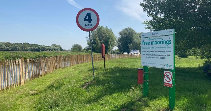 Moorings at scenic Norfolk Broads spot closed after 'several defects' found