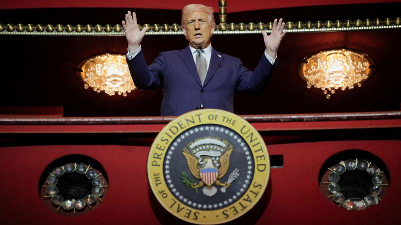 Trump attends 'Les Mis' at Kennedy Center and misses the irony
