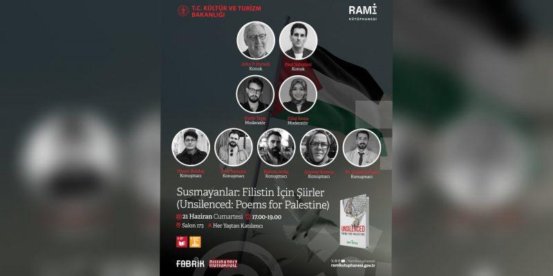 Şiirle Kurulan Kolektif Bir Hafıza: “Unsilenced: Poems for Palestine” Rami Kütüphanesi’nde Tanıtılıyor