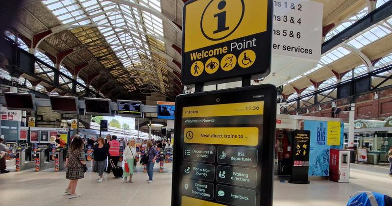 Two men appear in court over robbery of a passenger at Norwich rail station