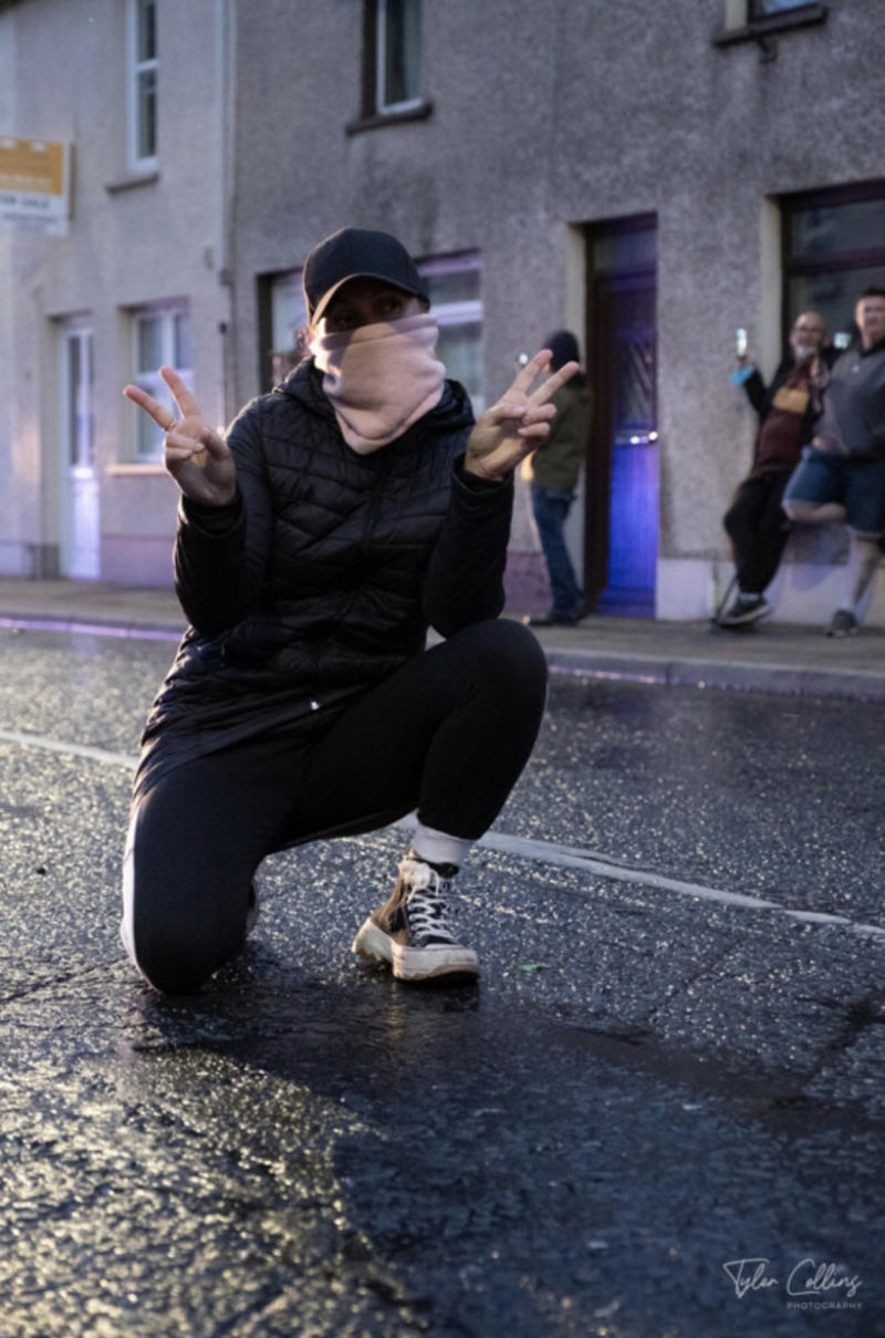 'Bricks instead of beer': Stark images from NI photographer tell story of the Ballymena riots